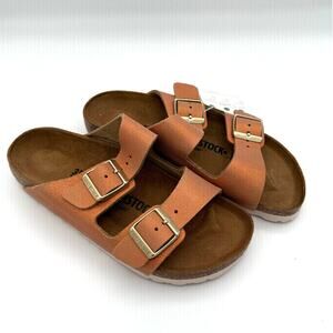 Birkenstock Arizona BS Washed Metallic Sea Copper Women's Size US4 EU35